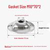 304 Stainless Steel Washer Set: Bowl Mat Gasket, Straw Hat Washer, Horn Foot Cup, Floor Sleeve, Recessed Screw Decoration