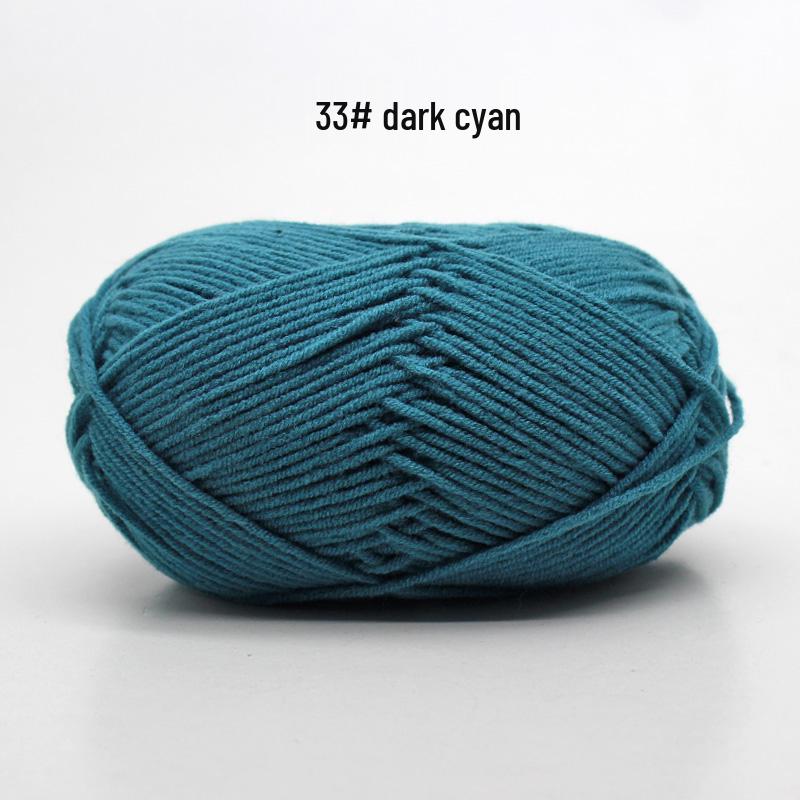 Medium Thick Handmade Cotton Baby Yarn for Knitting, Crochet, and DIY Projects