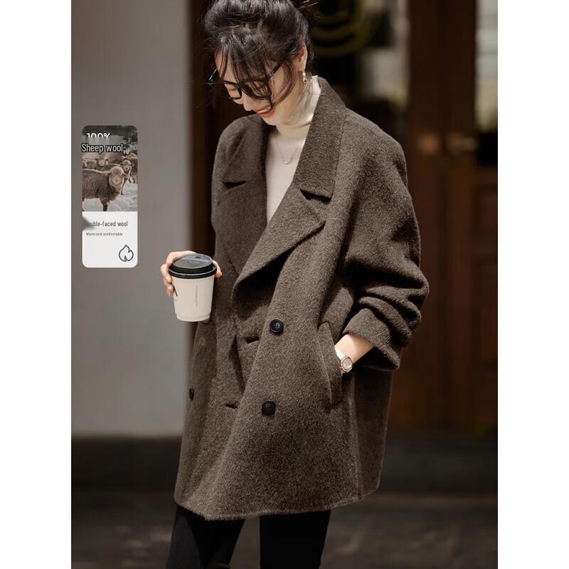 Women's All Wool Double-Sided Overcoat