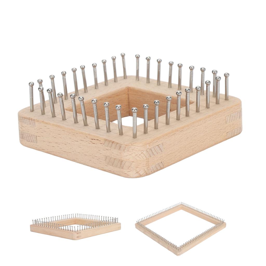 Holzstricken Professionelles handgefertigtes Strickbrett zum Weben von Mützen, Schals und Schals für Kinder