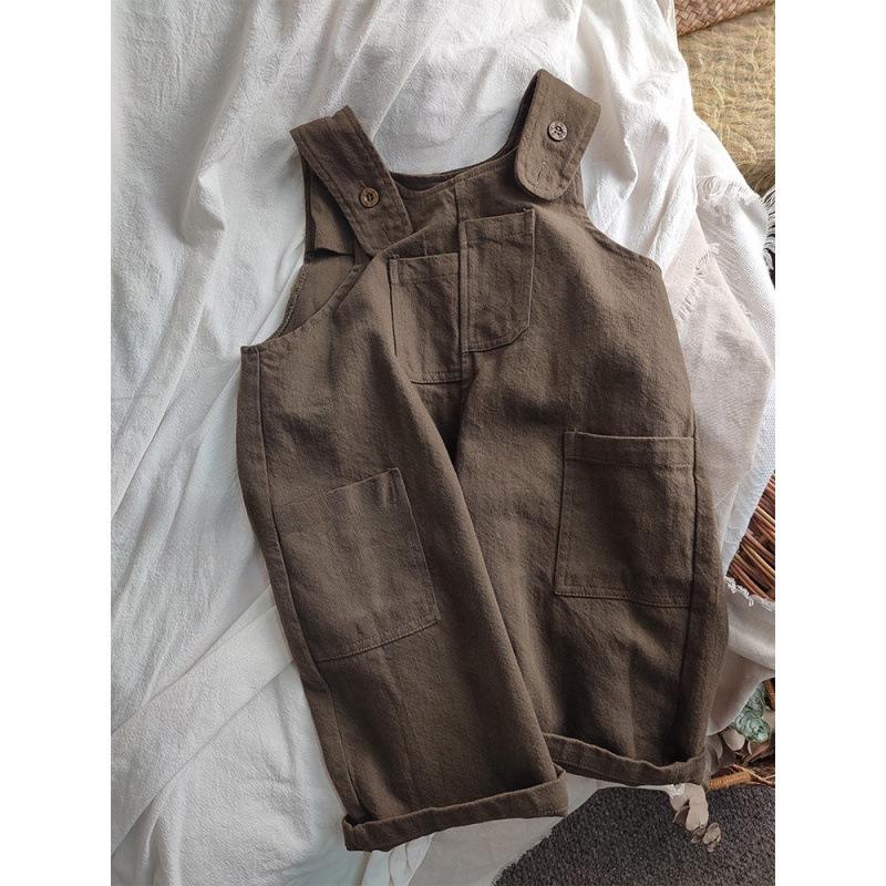 

Детский комбинезон в стиле ретро «Лес»: Стильные, универсальные хлопковые комбинезоны для мальчиков и девочек, идеально подходят для весны и осени. 120 хаки