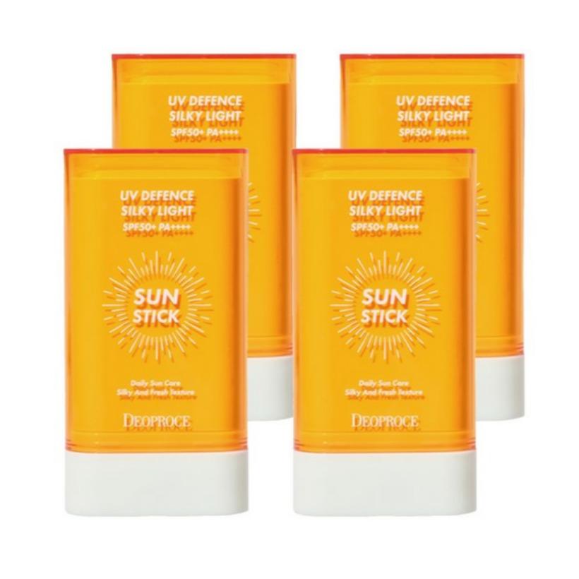 Deoproce UV Defence Silky Light Sun Stick SPF50+ PA++++ 19g 4ea Korea Beauty
