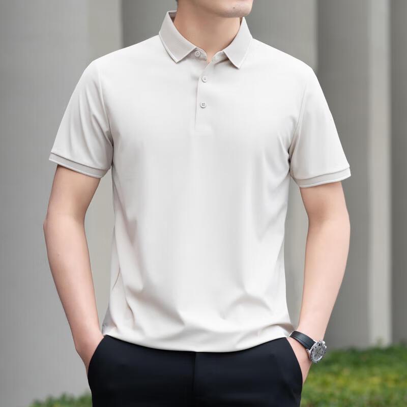 Yiliteng Men s Short Sleeve Versatile Polo Shirt 4XL
