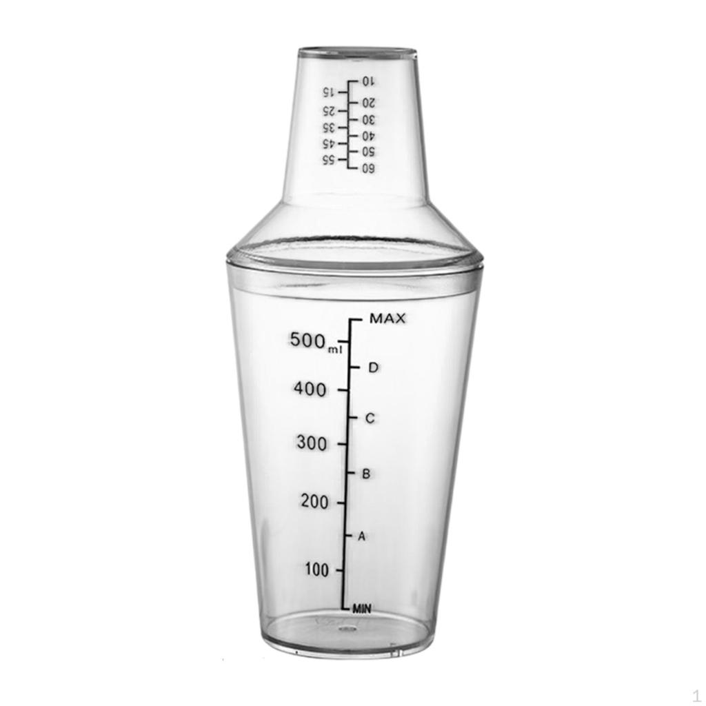 Clear Cocktail Shaker Drink Mixer Leak Margarita Bar Accessories