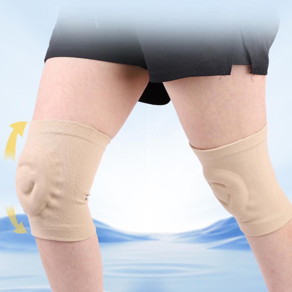 Breathable Knee Support Knee Brace Dance Knee Sleeves Silicone Knee Pads Easy To Use for Working Skating Cycling