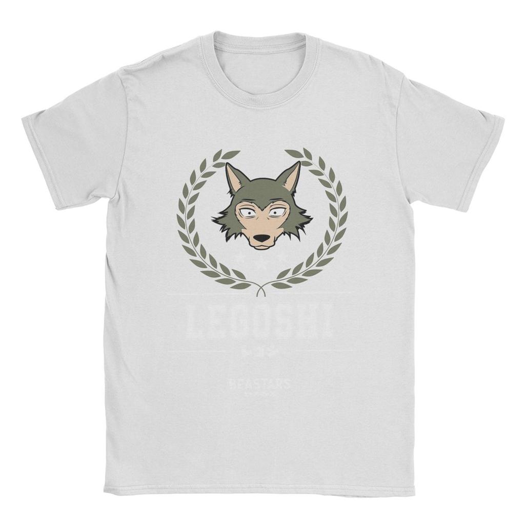 Herren T-Shirts Beastars Team Legoshi Lustige Reine Baumwoll-Tees Kurzarm Anime T-Shirts Rundhals Kleidung Grafik