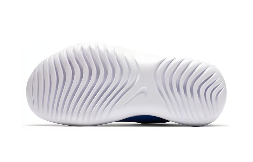 Nike Flex Runner Slip Resistant Cushioning Low Top Kids' Running Shoes White Blue Children Aged 3 7 Years Old CV9327-400