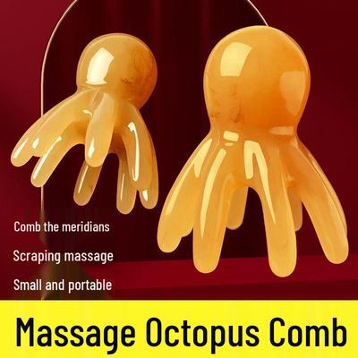 Exklusiv für Neueinsteiger: 0.01 Versand - Tragbarer Oktopus-Massagekamm für Kopftherapie