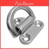 Heavy Duty Steel 316 Stainless Small Folding Pad Eye Deck Lashing D Ring Staple Cleat For Trailer