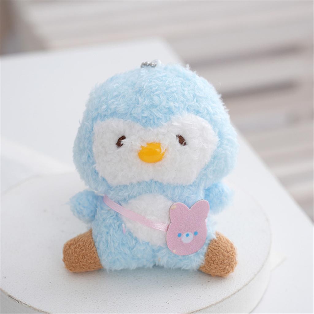 Cartoon Stuffed Animal Shape Keychain Backpack Pendant Cute Stuffed Toy Car Keychain Bag Birthday Gift for Boy Girls