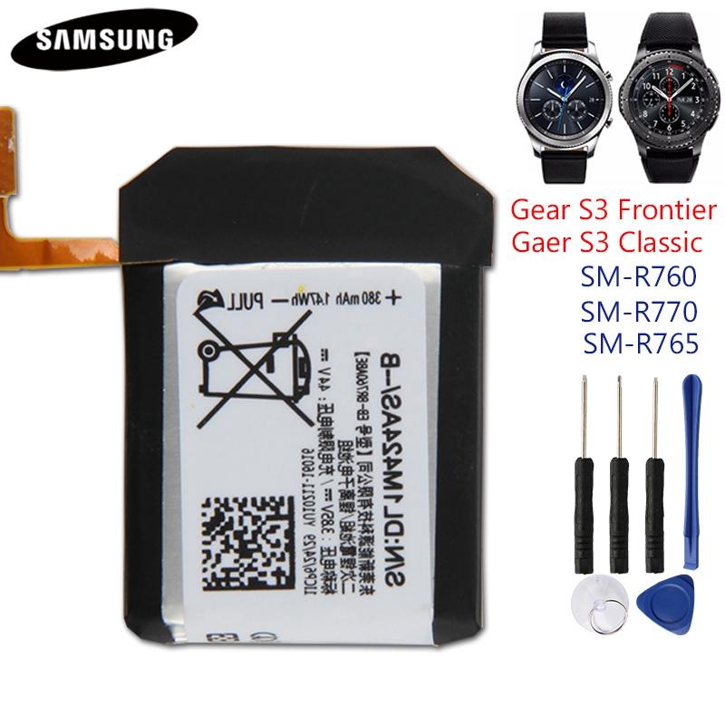 

Original Replacement Battery EB-BR760ABE For Samsung Gear S3 Frontier S3 Classic SmartWatch SM-R760 SM-R770 SM-R765 380mAh