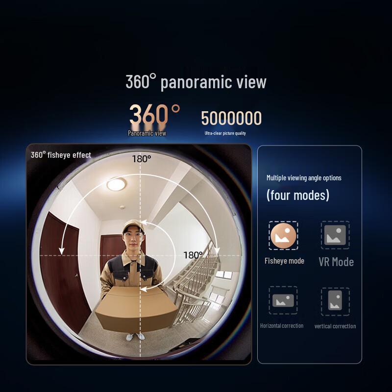 360 Video-Türklingel 6 Pro 5MP Panorama-Smart-Türklingel (CN-Version)
