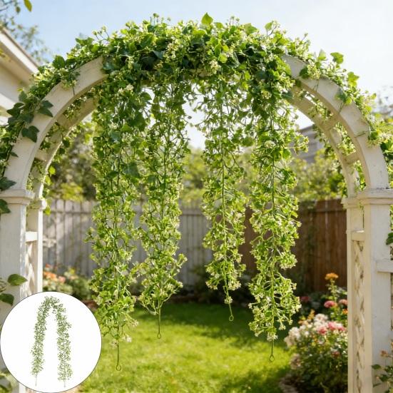 Artificial Baby's Breath Garland Real Touch Faux Gypsophila Vine Fake Hanging Greenery Garland