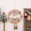 Christmas Telescopic Doll European Style Santa Claus Snowman Elk Hanging Leg Doll Christmas Decoration Supplies