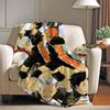Volleyball Anime H Haikyu!! Blanket For Sofa Office Bed Plane Travel Sleep Read Relax Camping Soft And Warm