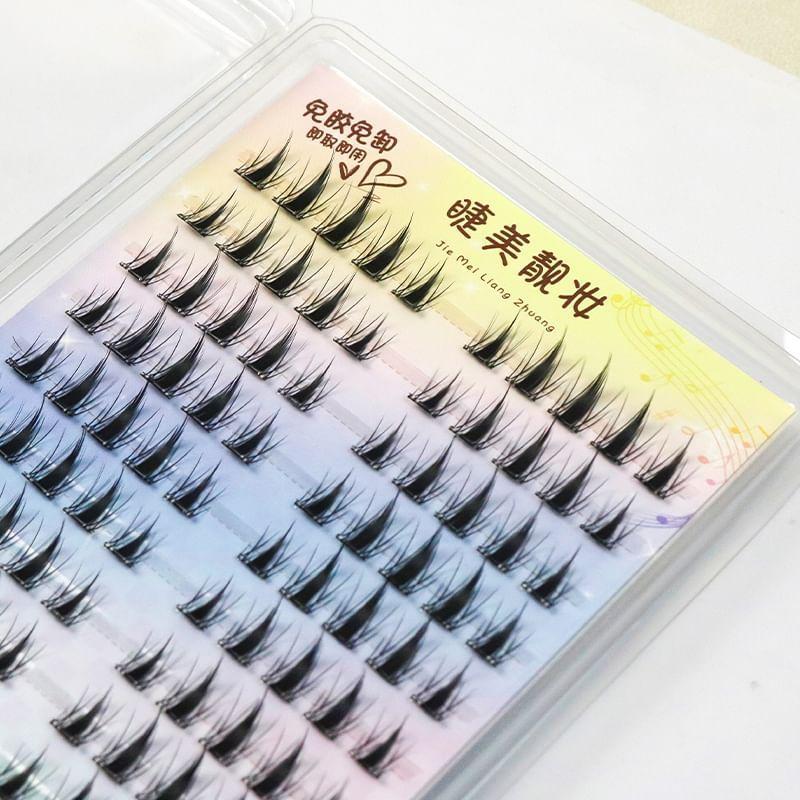 SIDIT - Spiky / Rabbit Eye Glue-free Multipack False Eyelashes Cluster (Various Designs)