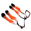 Dog Suspender Boots Breathable   Touch Fastener Water Proof Dog Shoes Paws Protector for Outdoor Walking Orange