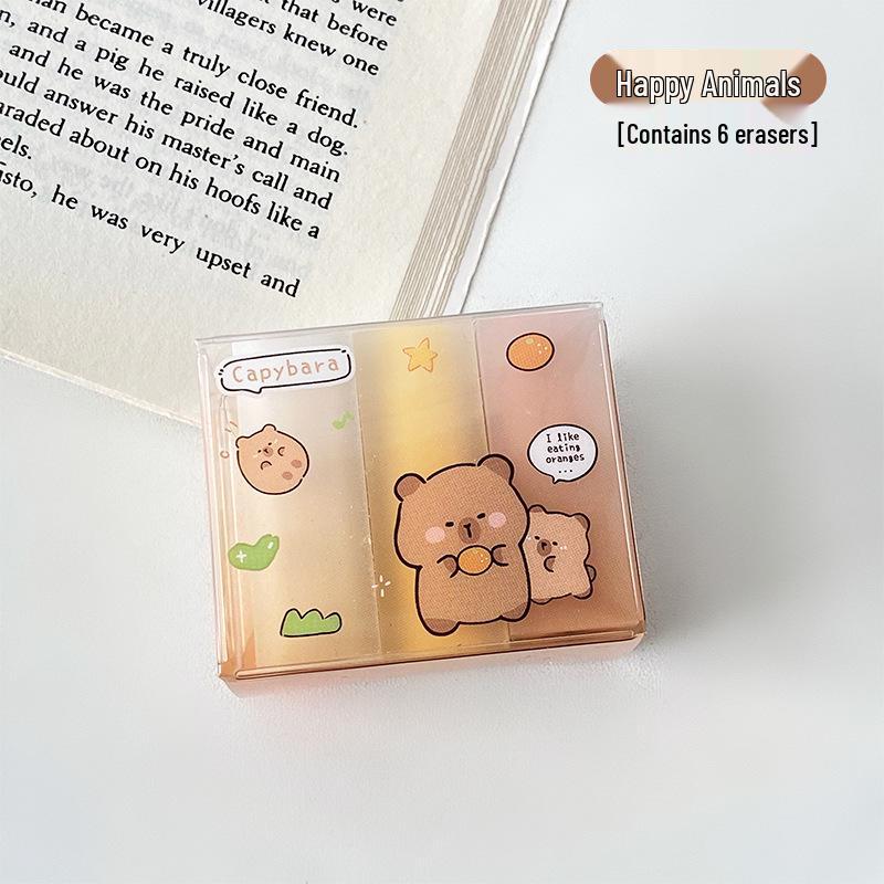 Cute Cartoon Jelly Eraser - No Trace, Low Debris, High Value, Lovely Gift