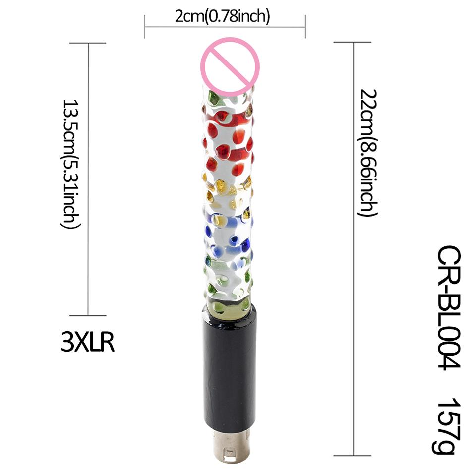 DTSUDU 3XLR Sexmaschine Zubehör Verlängerungsstange Tube Sexmaschine 3XLR Zubehör Realistische Männliche Masturbationsbecher