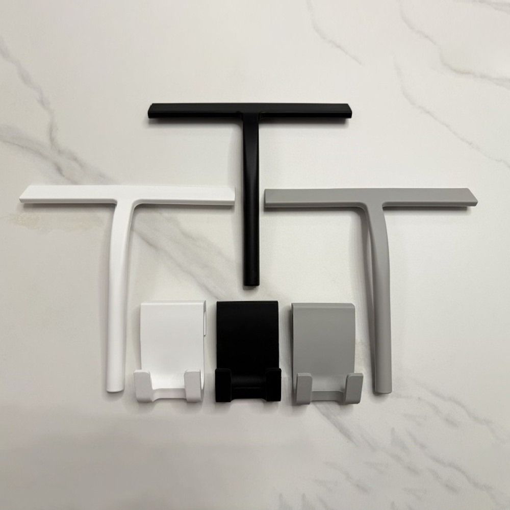 Metal Glass Squeegee Silicone Scraper Window Squeegee Shower Squeegee  Window Mirror Cleaning