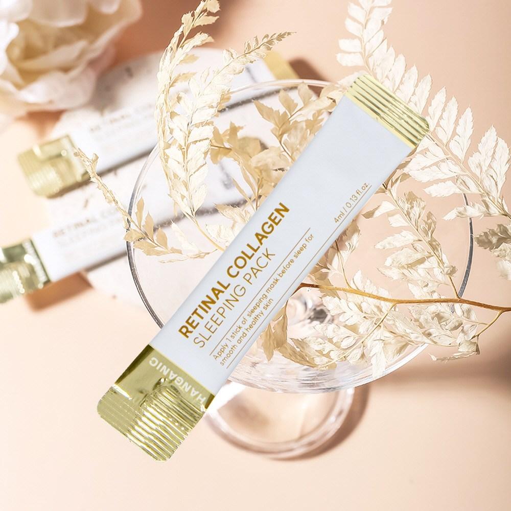 Hangarnic Retinal Collagen Sleeping Pack 30 Sachets, Patented Ingredients, 1 Pack Per Day Per Month, 4ml, 30 Packs