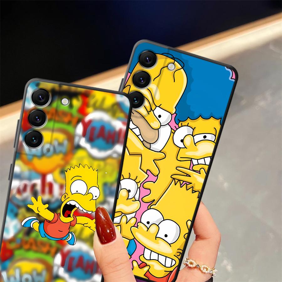 Phone Cover Case for Samsung Galaxy A24 A34 A12 A13 A23 A51 A52 A54 A71 A14 A15 A16 A17 A72 A73 The S-simpsons Cartoon