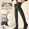Women's Wool Over-the-Knee Socks, Warm & Slimming, Anti-Slip, New 2025 Winter Collection