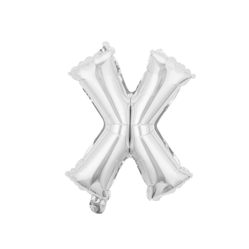 Skinny 32-Inch Rose Gold Letter Balloon Birthday Party Decoration Aluminum Film Balloon Silver Gold Helium Floating In The Air
