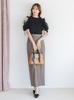 Stretch Leather Tight Skirt SWFS254285MOC0