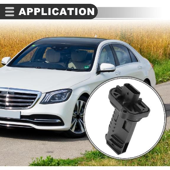 Motoforti Mass Air Flow Meter Sensor, MAF Sensor, for BMW 328i 2012-2016, Plastic, Metal, NO.13627602038, Black