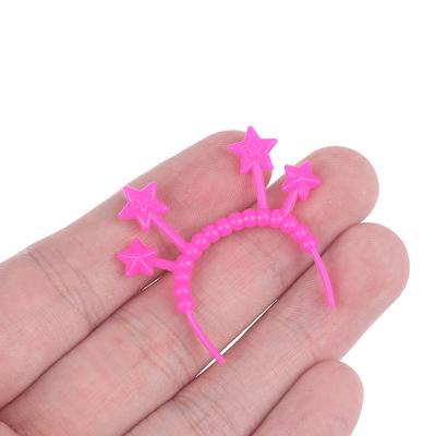 5Pcs Puppenhaus Miniatur Stirnband Puppe Hairwear Haar Zubehör Für 30Cm Puppe