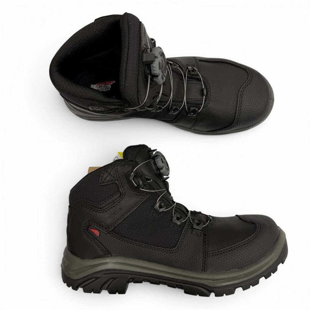 Pristine RED WING Boots Tradesman Black Leather Mens 26 6614 Used