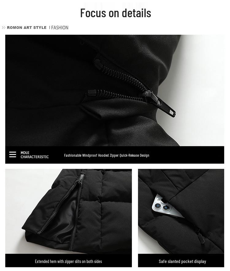 Unisex Mid-Length Down Jacket for All Ages - Ideal for Winter Sports & Activities