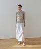 Loutaideu Strap Drape Halter Top [Beige]