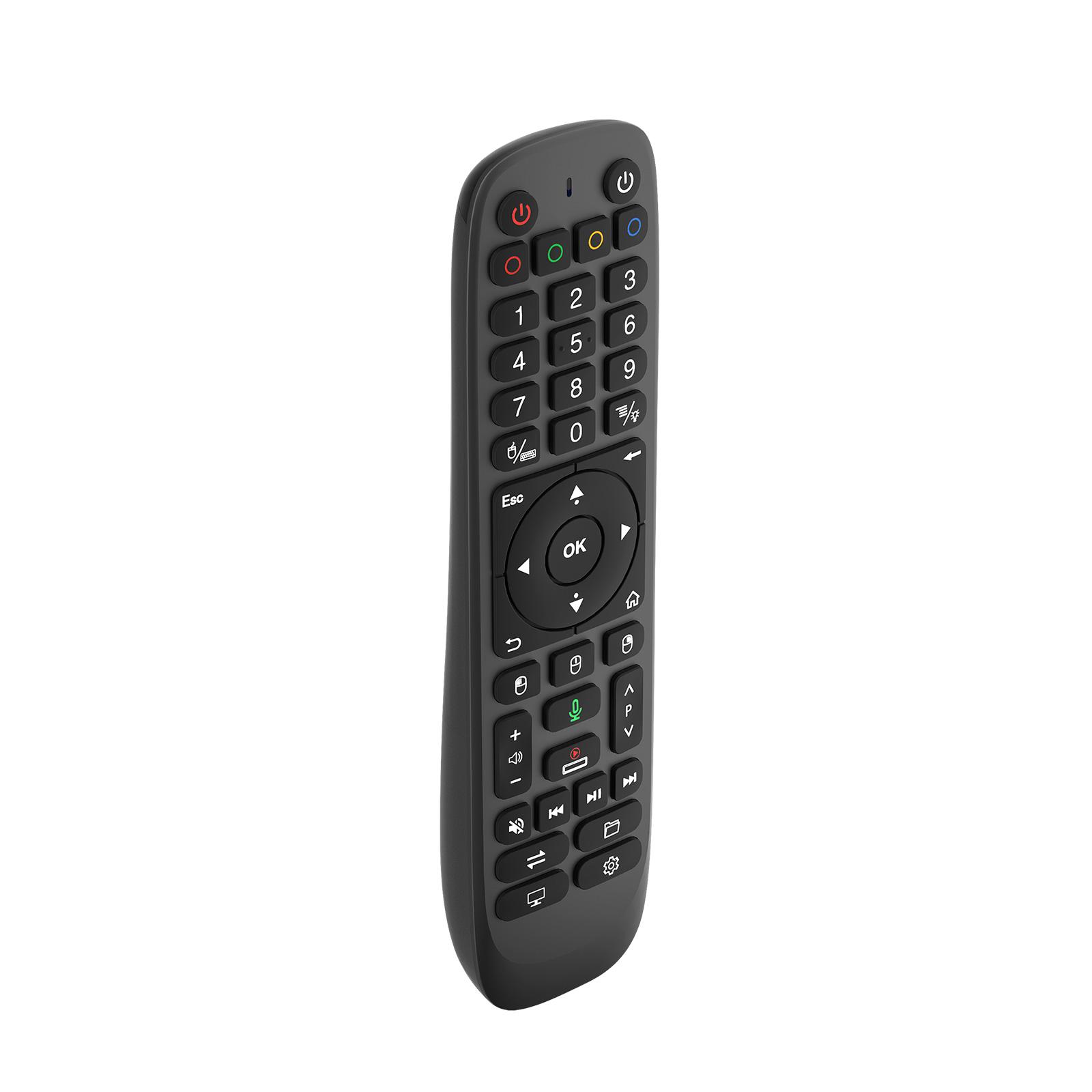 

All in One Smart Universal Remote Control with Air Mouse 44 Keys IR Learning RF Remote for Android TV Box Smart TV PC Projector China Mainland