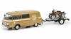 Schuco Scale Barkas B1000 Van 1965 Trailer 2 Motorcycles Schuco BARKAS WERKSTATT SERVICE 1/43 + +