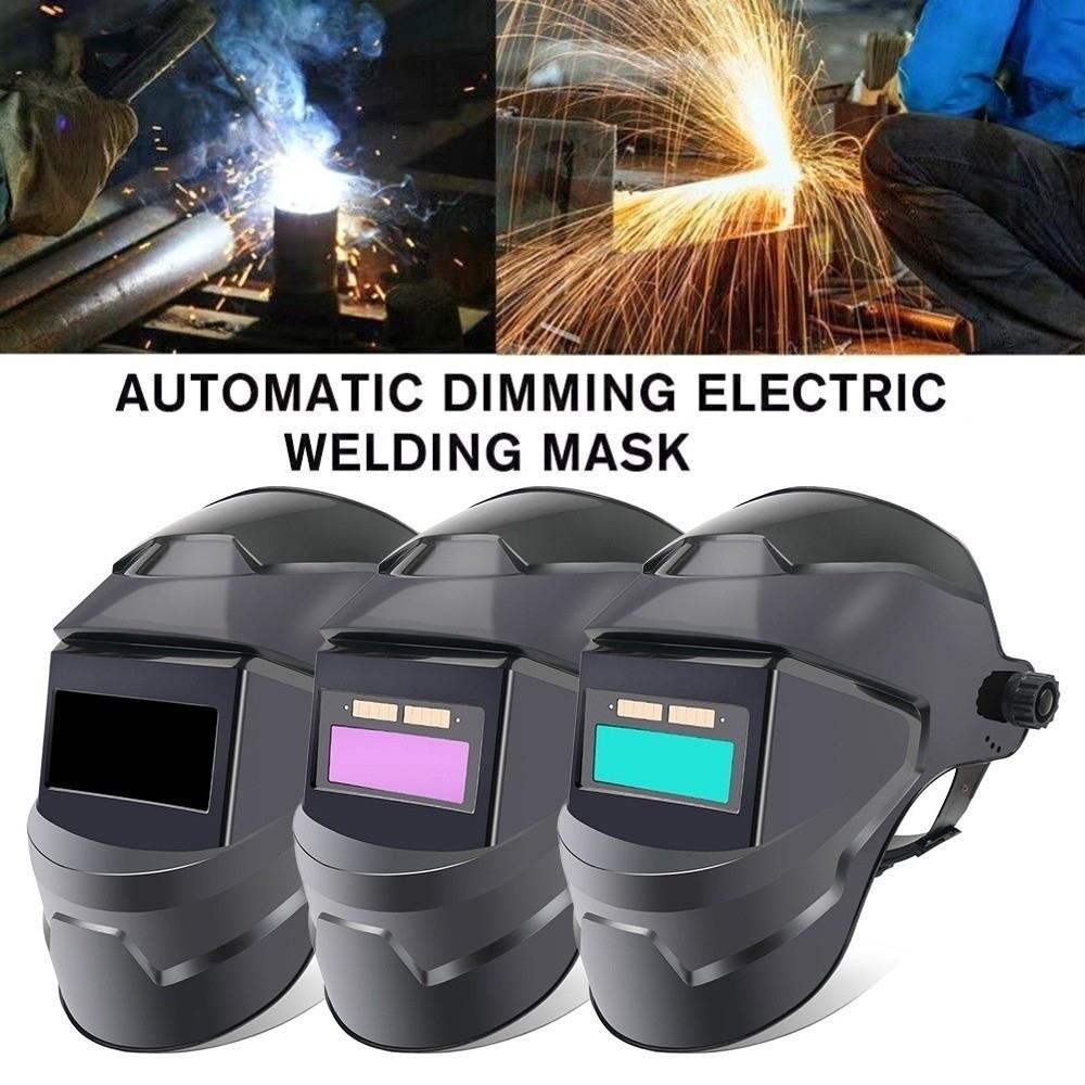 Auto Darkening Electrical Welding Caps Variable Light Adjustment Welding Facemask Arc Weld Cap