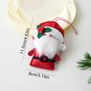 1PC Mini Santa Snowman Decorations Home Felt Holiday Decor Hanging Ornaments Party Multiple Options Available