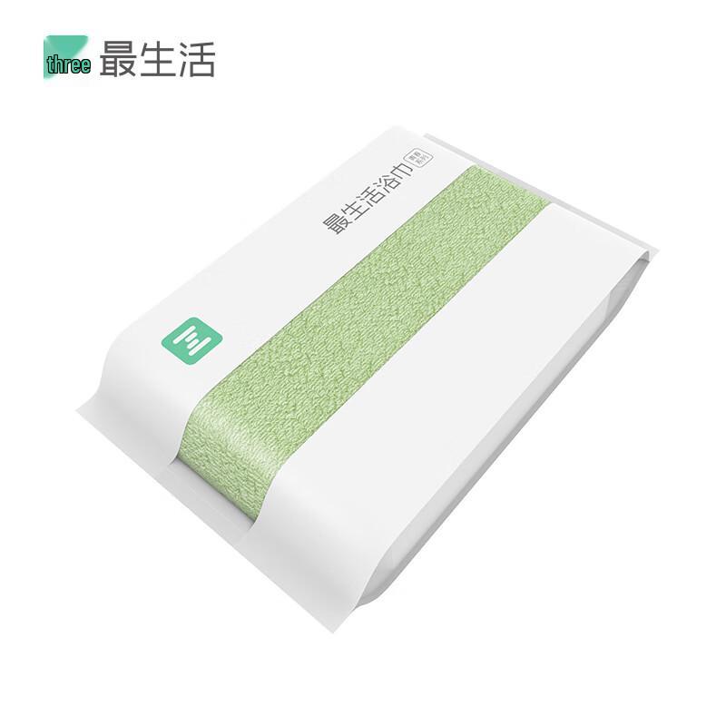 Zlife Premium Pure Cotton Thick Bath Towel зелёный