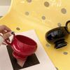 Aladdin Style Ceramic Coffee Mug 280ml With Carrying Handle Ins Design Drinkware For Home Office And Outdoor Use