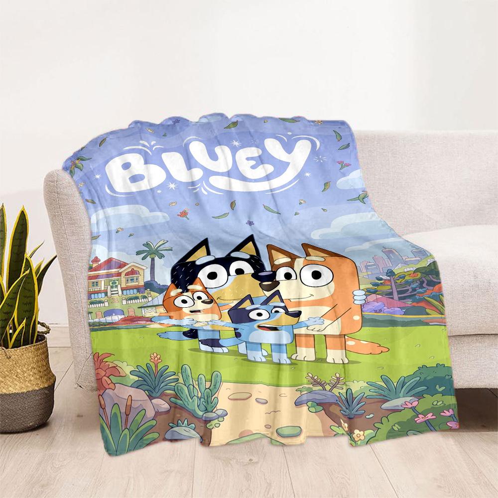 Bluey 50 Blanket Soft & Cozy Suitable for Seaside Bedding Office for All Occasions Stylish Decor Ideal Gift for Friends Family Couples Picnic