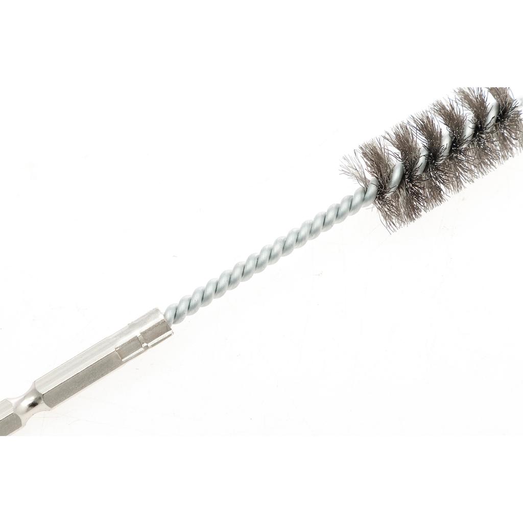8Pcs Wire Brush Bore Brush Rust Removal Drilling Brush Twisted Wire Cleaning Brushes For Electric Drill Impact Tool Cleaning