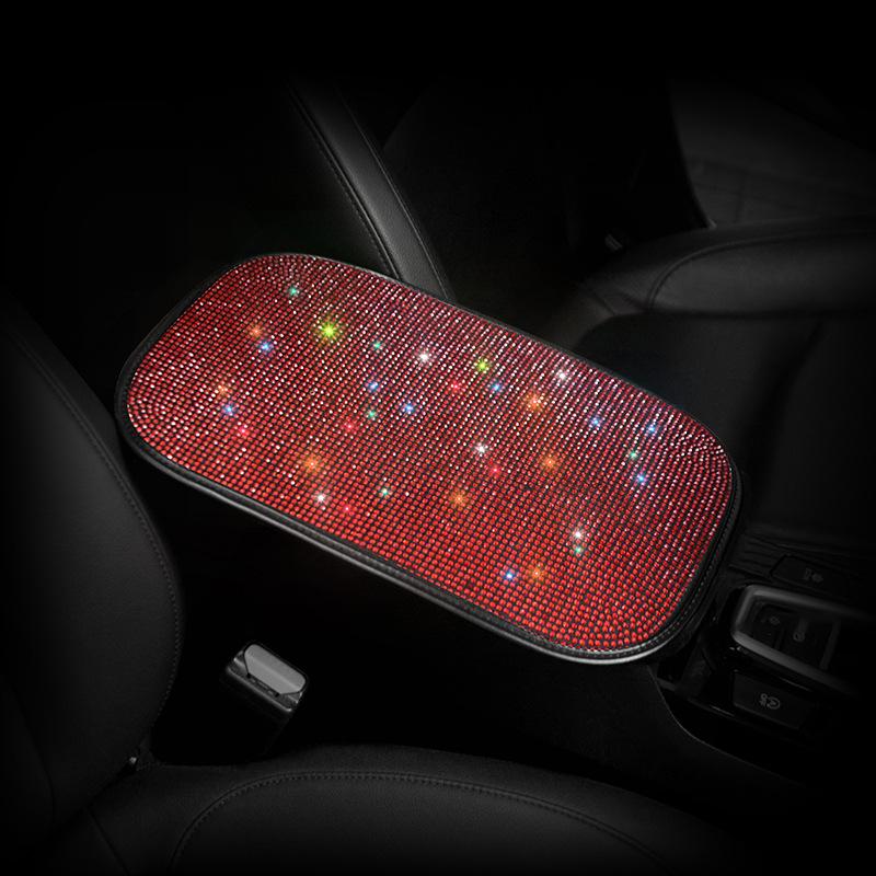 Red Diamond Auto Lendenstütze & Nackenkissen Set - Robuste eingelegte Edelsteine