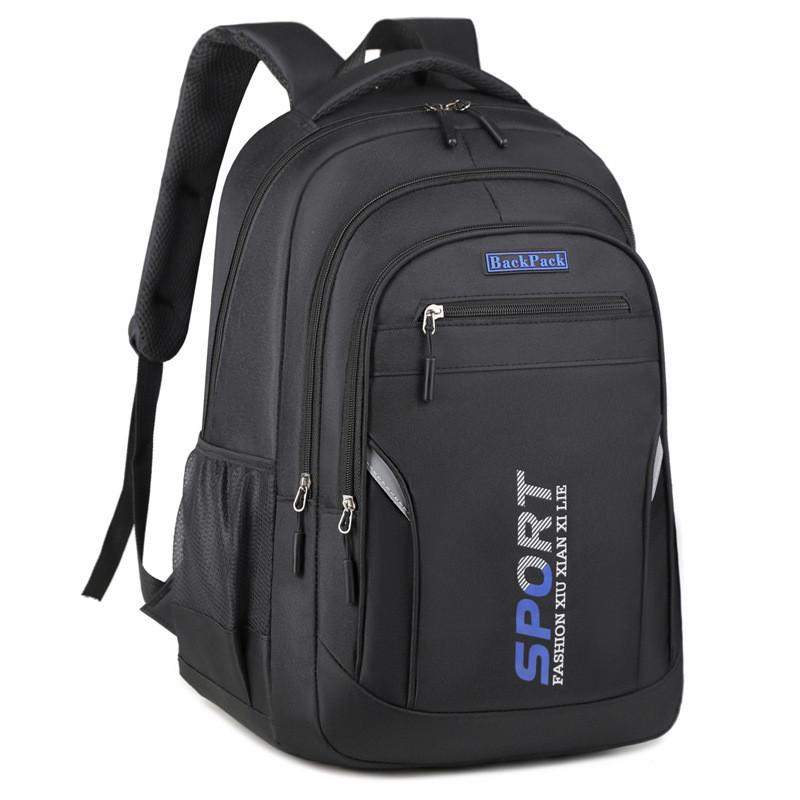Breathable Backpack Oxford High Capacity With Laptop Sleeve For School Students