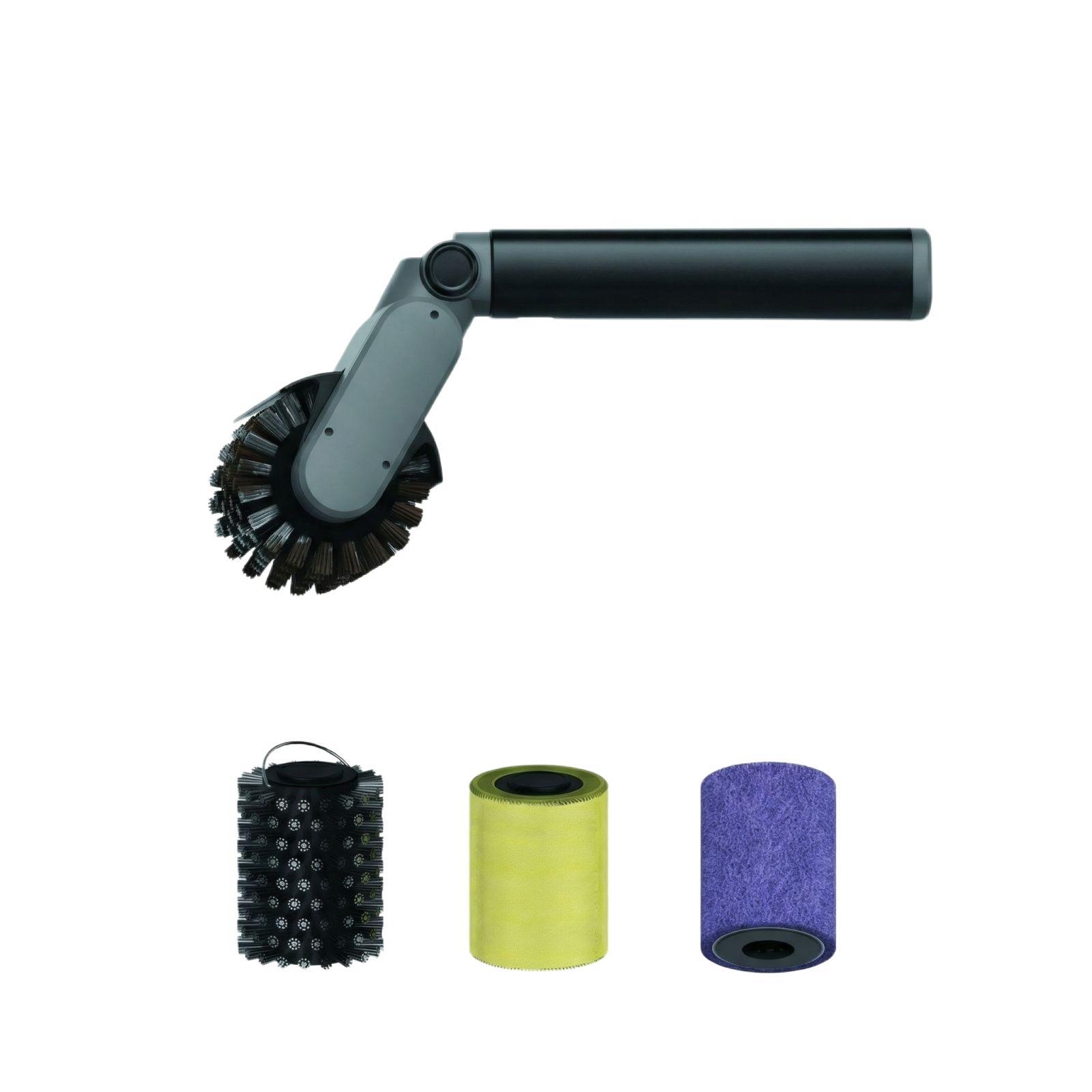 

Electric Rotating Barbecue Brush, Wireless Charging Barbecue Cleaning Brush, Adjustable Angle, Bristle-free. One Size чёрный