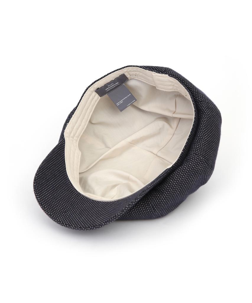 Eondeokeonteulolseutyudio Cotton Hunting Cap Castro Beret / Stitch / Navy