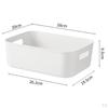 Home Organizer Boxes With Handle For Kitchen, Closet, Pantry, Bedroom, Bathroom, Hallway, Entryway