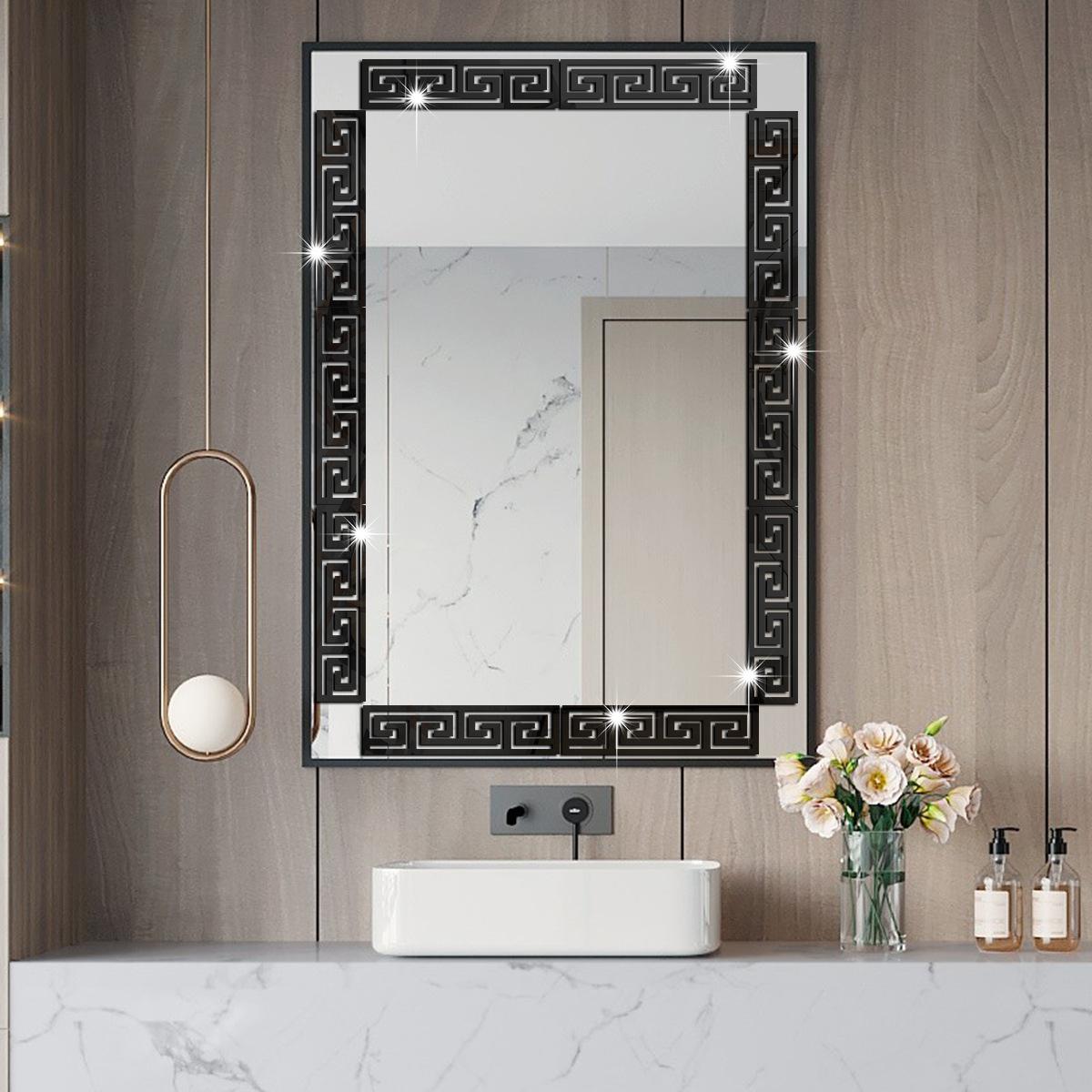 

12 штук 1 мм акриловых трехмерных наклеек для полых стен Декоративные наклейки для талии 12PCS