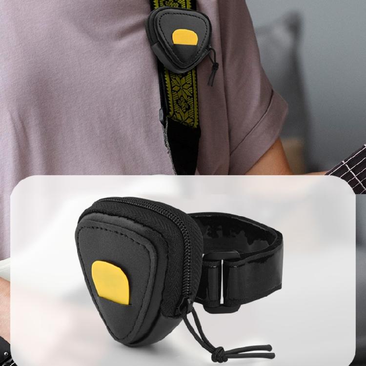 Fashion Guitar Pick Organizer Guitar Pick Case Guitar Pick Storage Bag Guitar Accessory Tool Pocket Waterproof for Pick