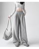 Women's Polka Dot Wide-Leg Pants - High Waist, Loose Fit, Floor-Length, 2025 Spring/Autumn Collection.
